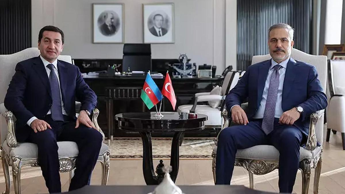 Dışişleri Bakanı Fidan Azerbaycan Cumhurbaşkanı Müşaviri ile görüştü