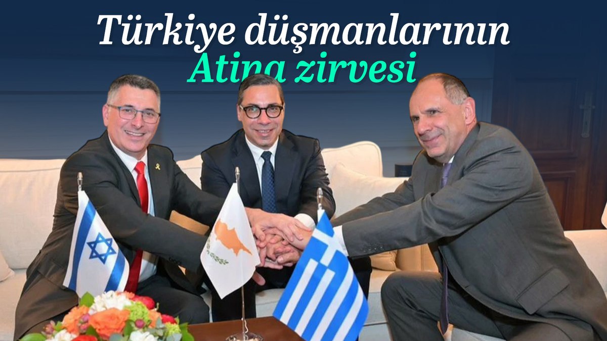 İsrail, Yunanistan ve Rum Kesimi’nden Türkiye karşıtı toplantı