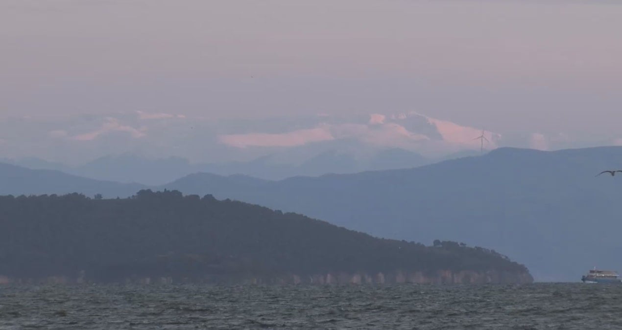 İstanbul’dan Uludağ manzarası